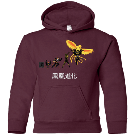Sweatshirts Maroon / YS Phoenix Evolution Youth Hoodie