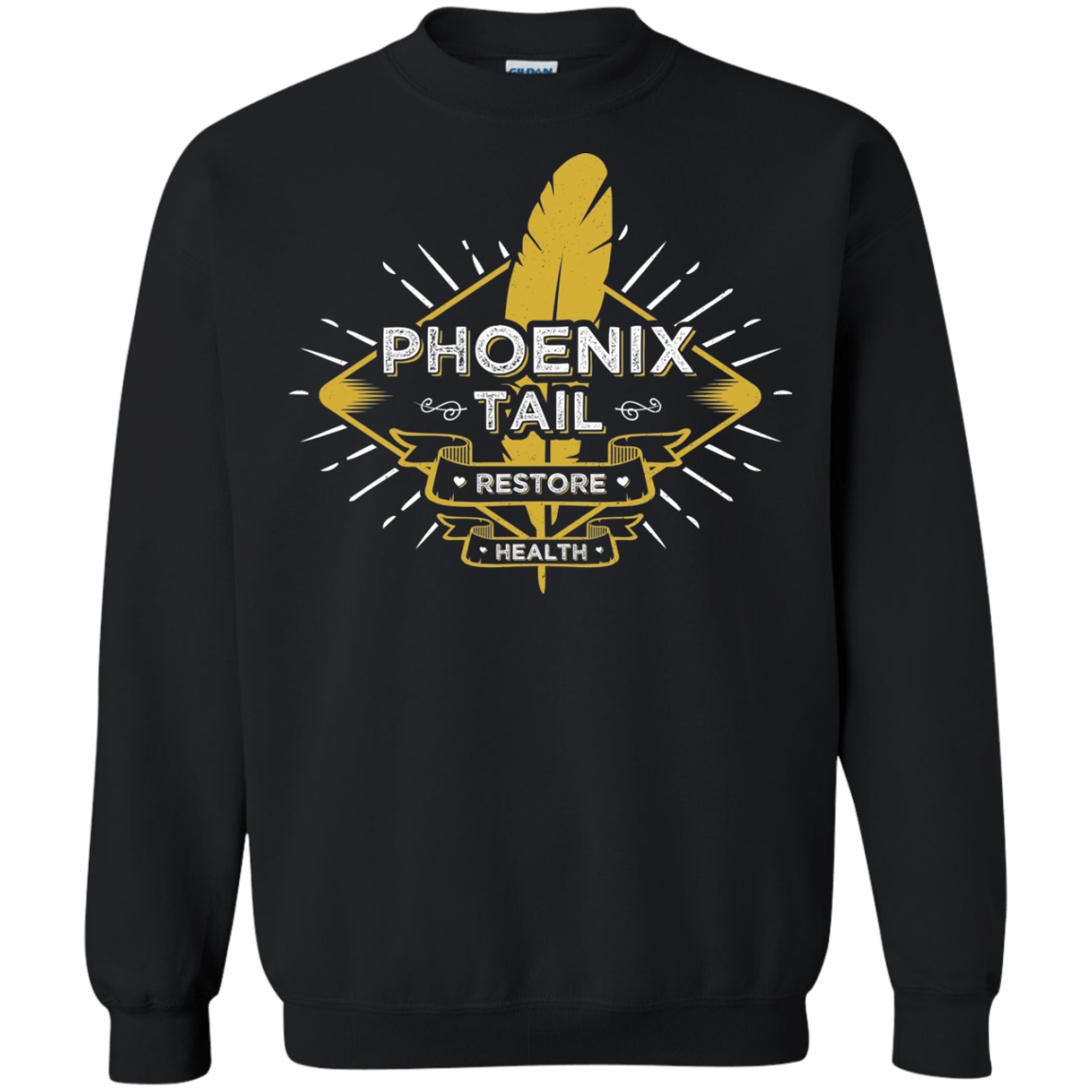 Sweatshirts Black / Small Phoenix Tail Crewneck Sweatshirt