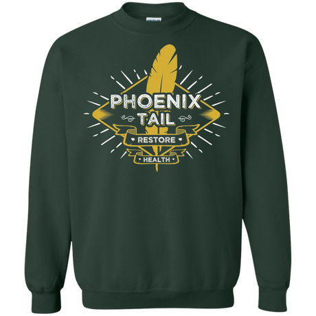 Sweatshirts Forest Green / Small Phoenix Tail Crewneck Sweatshirt