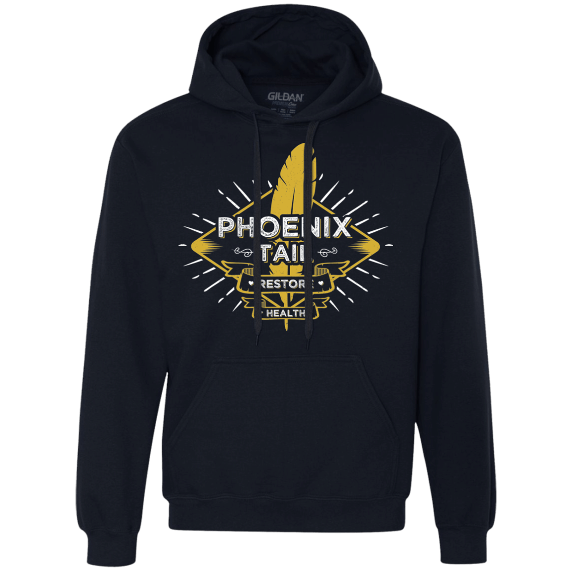Sweatshirts Navy / Small Phoenix Tail Premium Fleece Hoodie