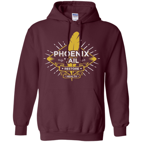 Sweatshirts Maroon / Small Phoenix Tail Pullover Hoodie