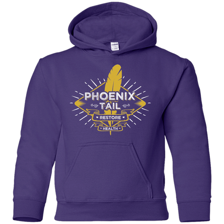 Sweatshirts Purple / YS Phoenix Tail Youth Hoodie