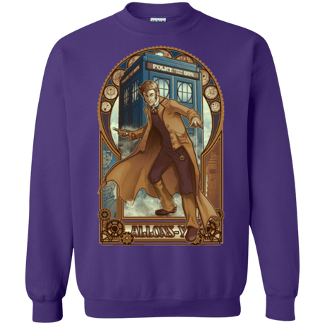 Sweatshirts Purple / Small Physicker Whom Crewneck Sweatshirt