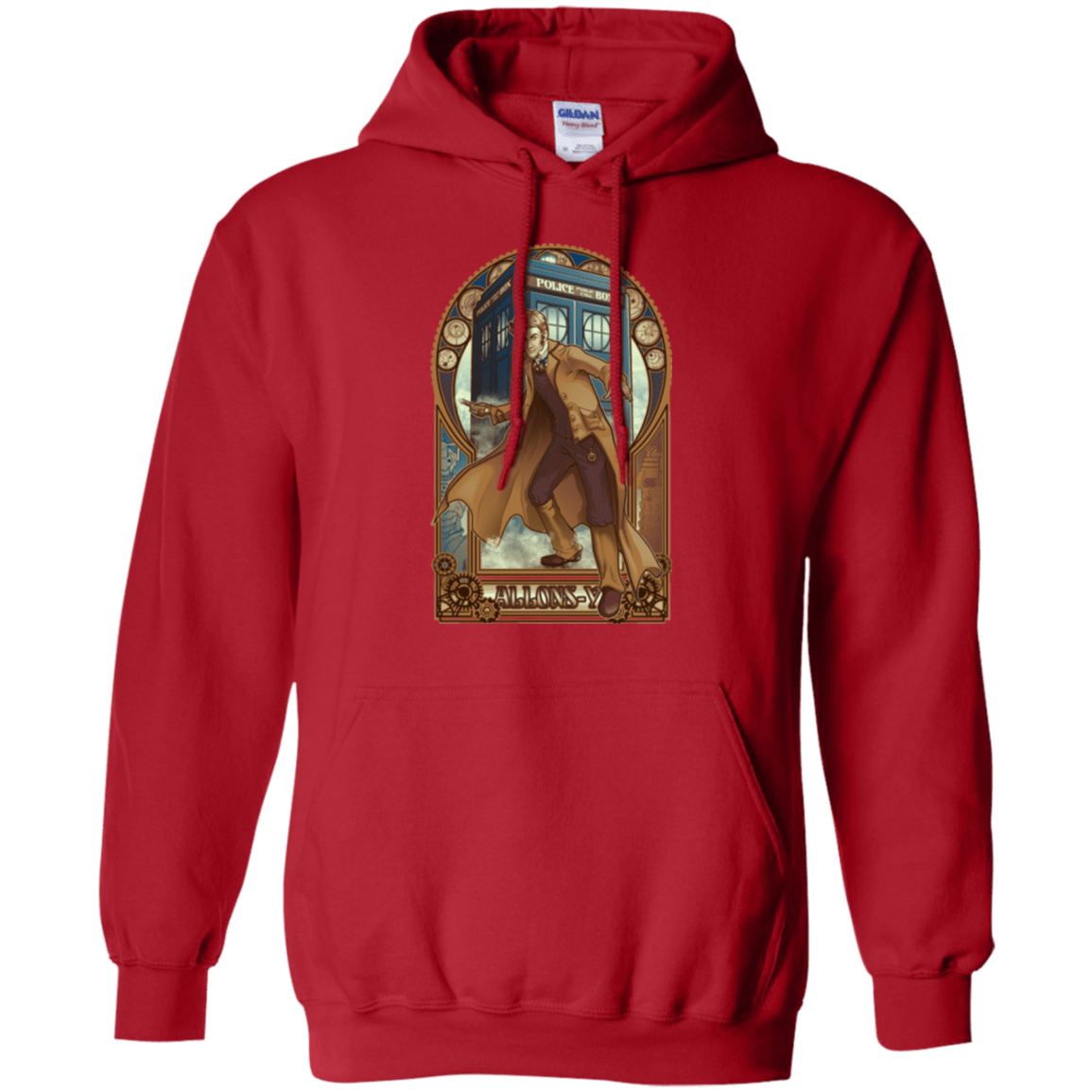 Sweatshirts Red / Small Physicker Whom Pullover Hoodie