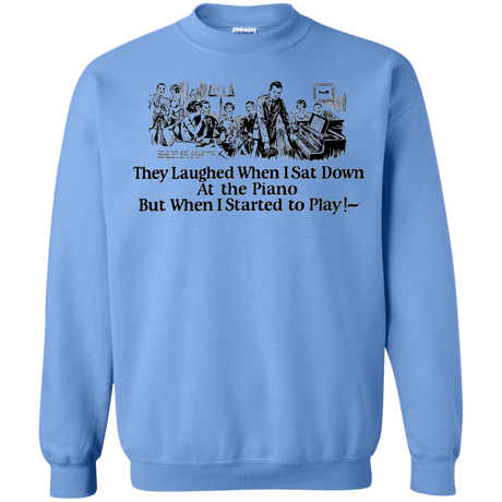 Sweatshirts Carolina Blue / Small Piano Crewneck Sweatshirt