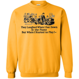 Sweatshirts Gold / Small Piano Crewneck Sweatshirt