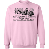 Sweatshirts Light Pink / Small Piano Crewneck Sweatshirt