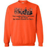 Sweatshirts Orange / Small Piano Crewneck Sweatshirt
