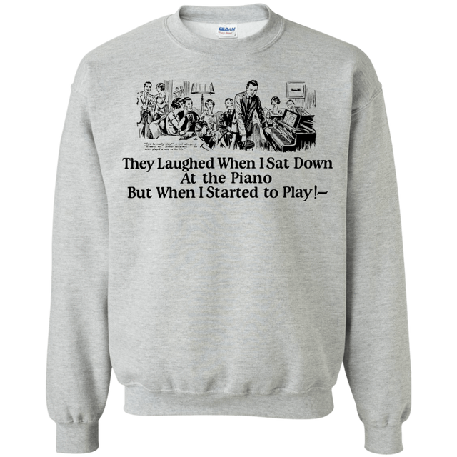 Sweatshirts Sport Grey / Small Piano Crewneck Sweatshirt