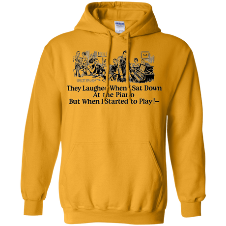 Sweatshirts Gold / Small Piano Pullover Hoodie