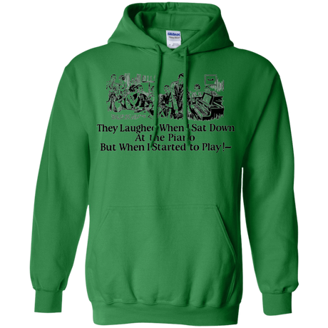 Sweatshirts Irish Green / Small Piano Pullover Hoodie