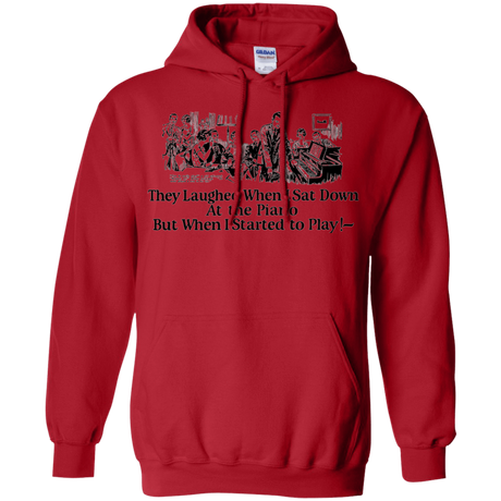 Sweatshirts Red / Small Piano Pullover Hoodie