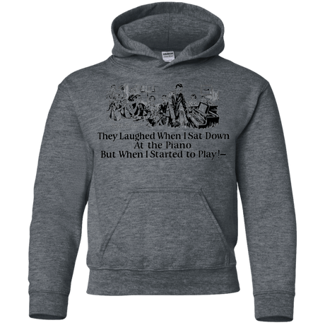 Sweatshirts Dark Heather / YS Piano Youth Hoodie