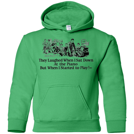 Sweatshirts Irish Green / YS Piano Youth Hoodie