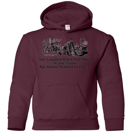 Sweatshirts Maroon / YS Piano Youth Hoodie