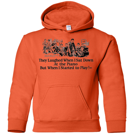 Sweatshirts Orange / YS Piano Youth Hoodie