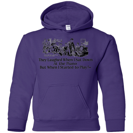 Sweatshirts Purple / YS Piano Youth Hoodie