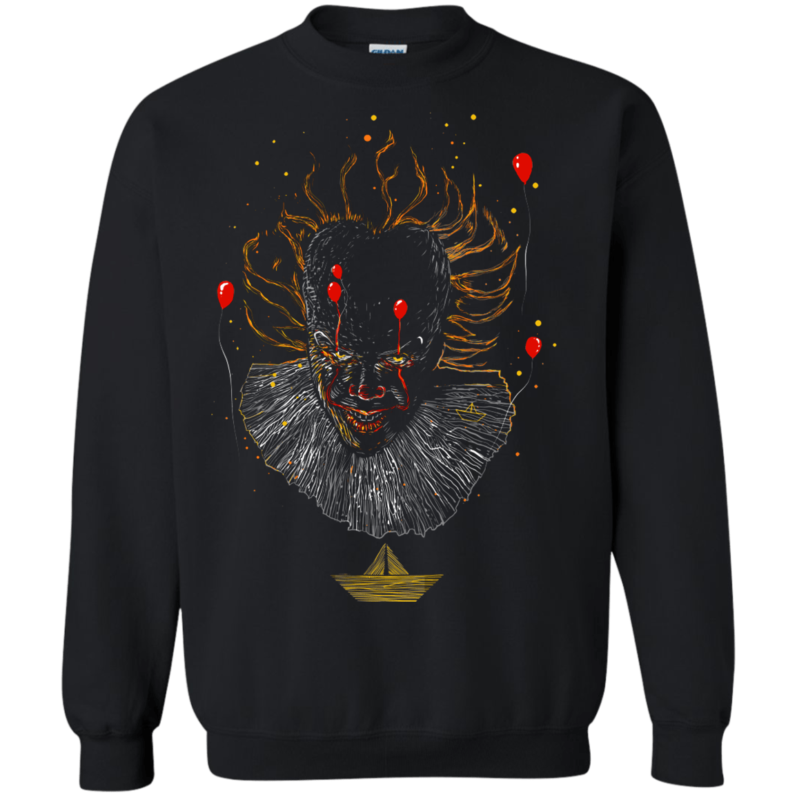 Sweatshirts Black / S Picture From The Floating World Crewneck Sweatshirt