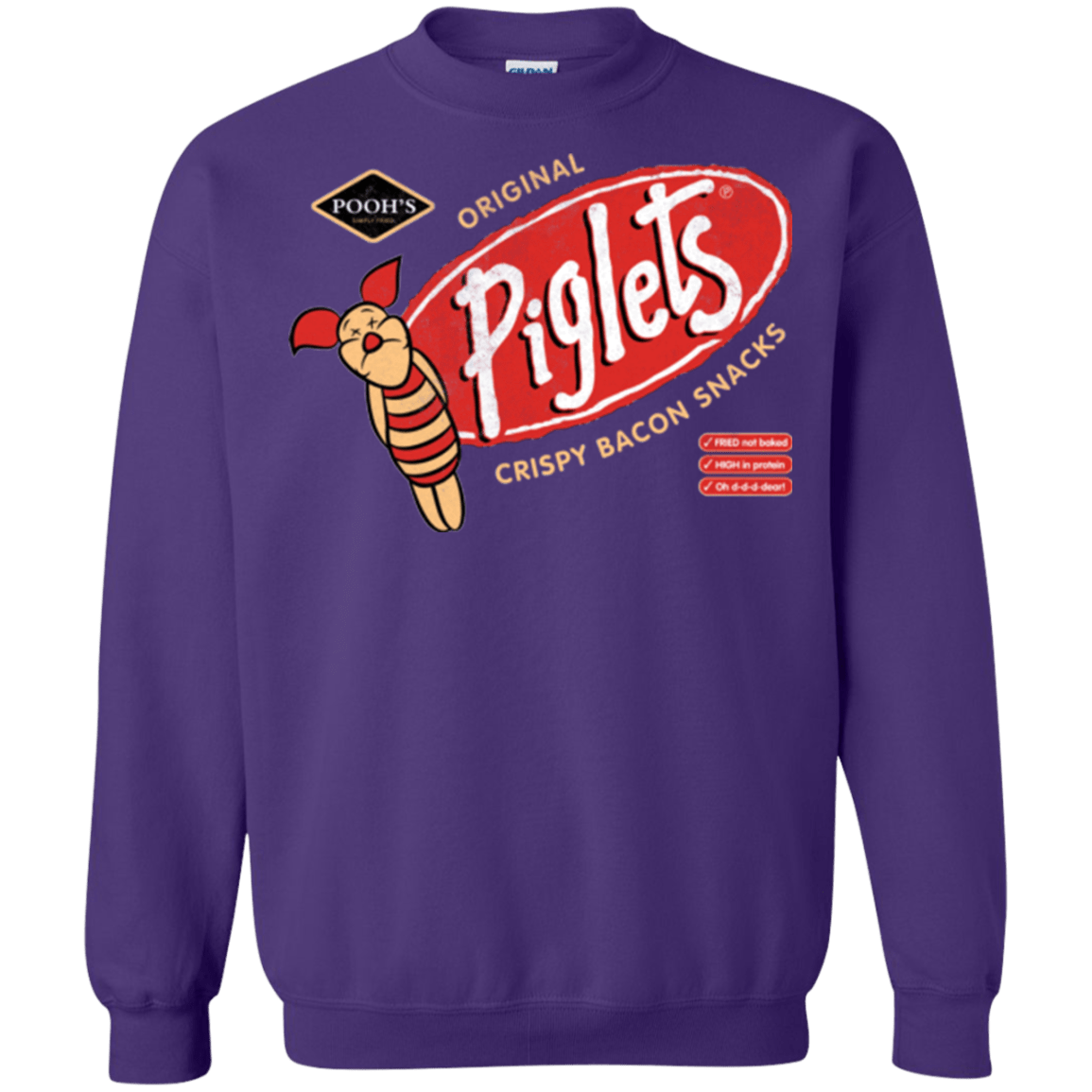 Sweatshirts Purple / Small Pigsnacks Crewneck Sweatshirt