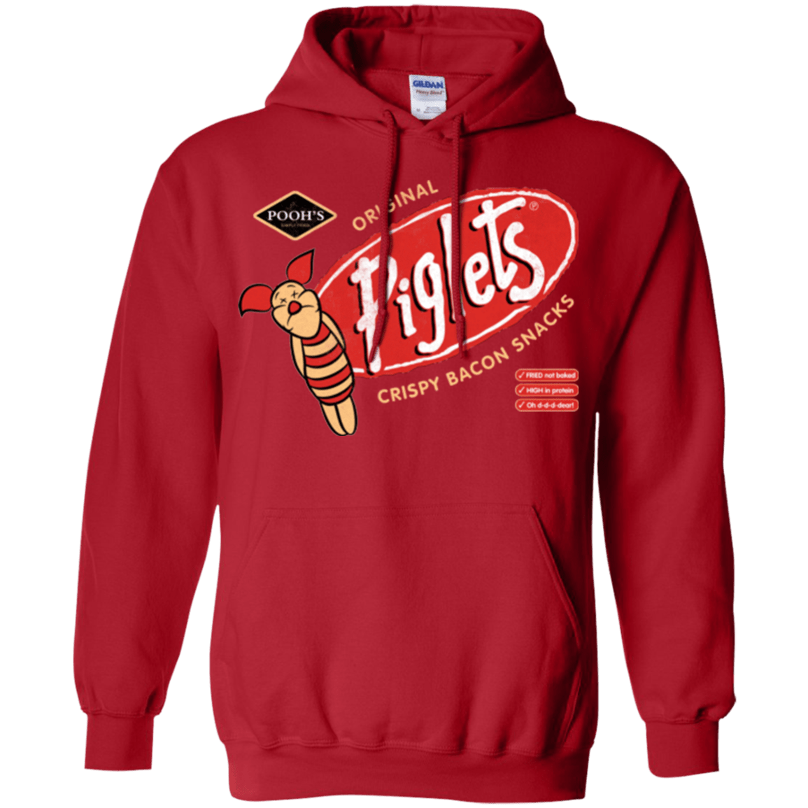 Sweatshirts Red / Small Pigsnacks Pullover Hoodie