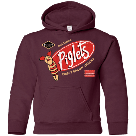 Sweatshirts Maroon / YS Pigsnacks Youth Hoodie
