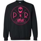Sweatshirts Black / Small Pink Power Crewneck Sweatshirt
