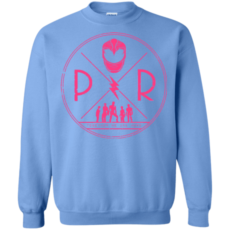 Sweatshirts Carolina Blue / Small Pink Power Crewneck Sweatshirt