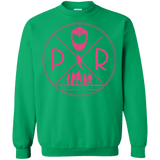 Sweatshirts Irish Green / Small Pink Power Crewneck Sweatshirt