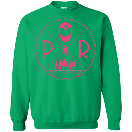 Sweatshirts Irish Green / Small Pink Power Crewneck Sweatshirt