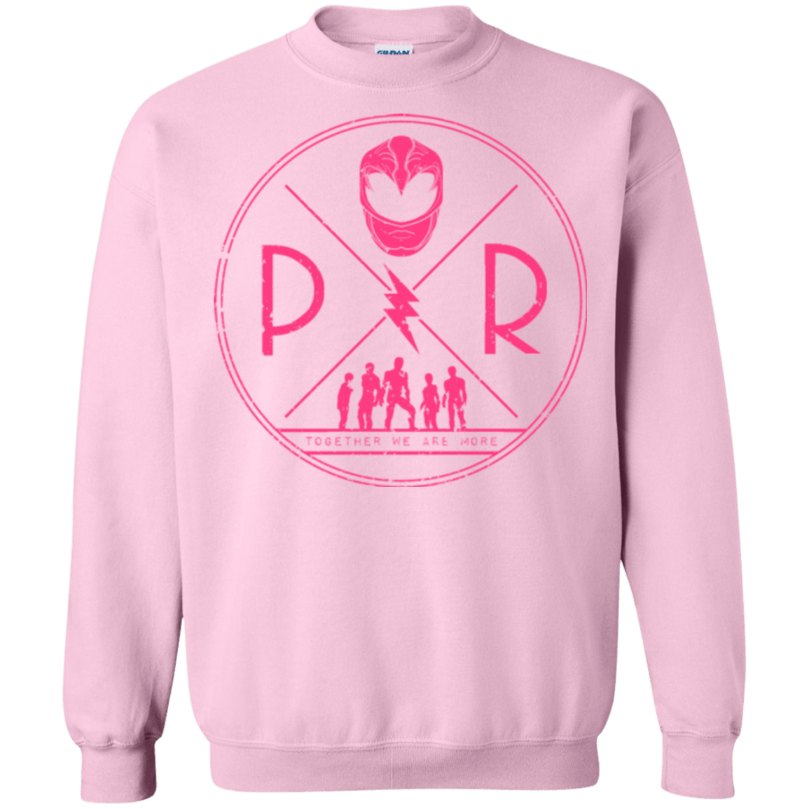 Sweatshirts Light Pink / Small Pink Power Crewneck Sweatshirt