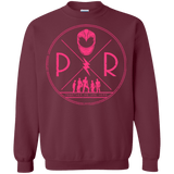 Sweatshirts Maroon / Small Pink Power Crewneck Sweatshirt