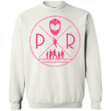 Sweatshirts White / Small Pink Power Crewneck Sweatshirt