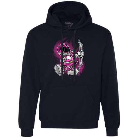 Sweatshirts Navy / Small Pink Ranger Artwork Premium Fleece Hoodie