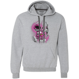 Sweatshirts Sport Grey / Small Pink Ranger Artwork Premium Fleece Hoodie