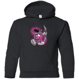 Sweatshirts Black / YS Pink Ranger Artwork Youth Hoodie