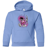 Sweatshirts Carolina Blue / YS Pink Ranger Artwork Youth Hoodie