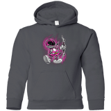Sweatshirts Charcoal / YS Pink Ranger Artwork Youth Hoodie