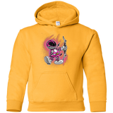 Sweatshirts Gold / YS Pink Ranger Artwork Youth Hoodie