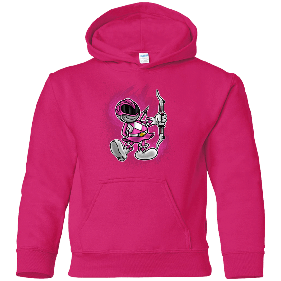Sweatshirts Heliconia / YS Pink Ranger Artwork Youth Hoodie