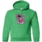 Sweatshirts Irish Green / YS Pink Ranger Artwork Youth Hoodie