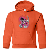 Sweatshirts Orange / YS Pink Ranger Artwork Youth Hoodie