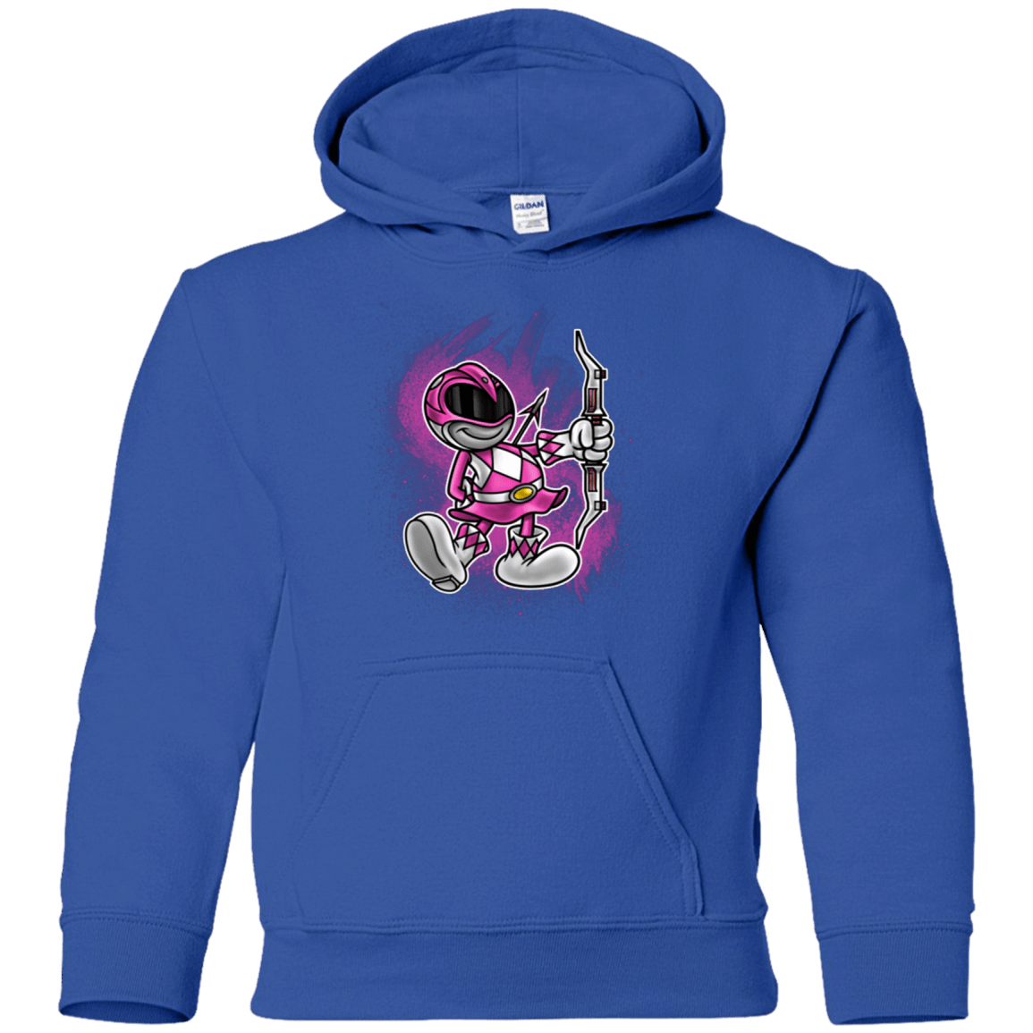 Sweatshirts Royal / YS Pink Ranger Artwork Youth Hoodie