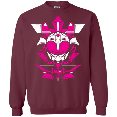 Sweatshirts Maroon / Small Pink Ranger Crewneck Sweatshirt