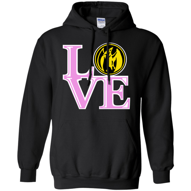 Sweatshirts Black / Small Pink Ranger LOVE Pullover Hoodie