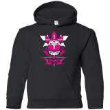 Sweatshirts Black / YS Pink Ranger Youth Hoodie