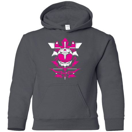 Sweatshirts Charcoal / YS Pink Ranger Youth Hoodie