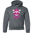 Sweatshirts Dark Heather / YS Pink Ranger Youth Hoodie