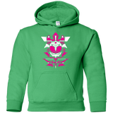 Sweatshirts Irish Green / YS Pink Ranger Youth Hoodie
