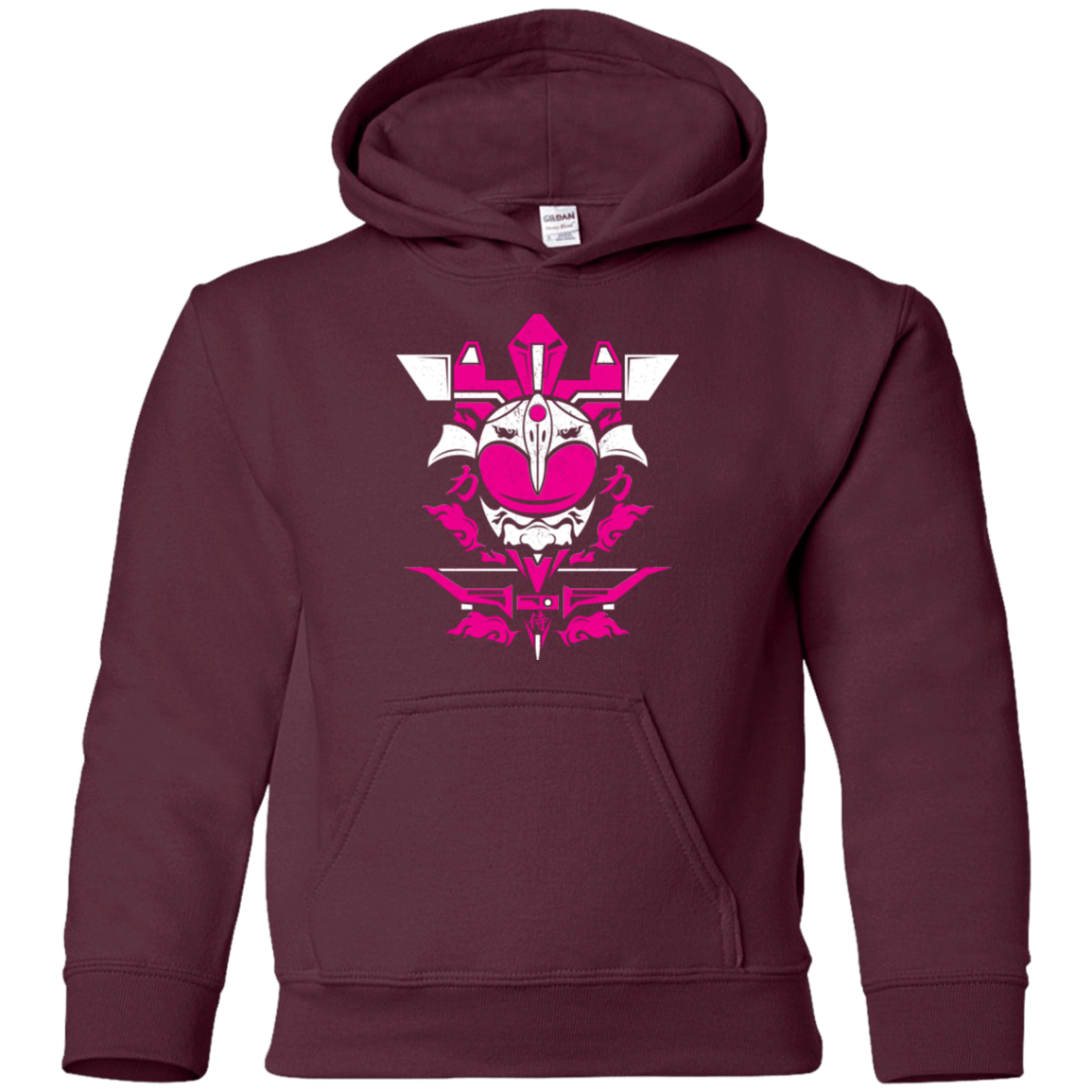 Sweatshirts Maroon / YS Pink Ranger Youth Hoodie