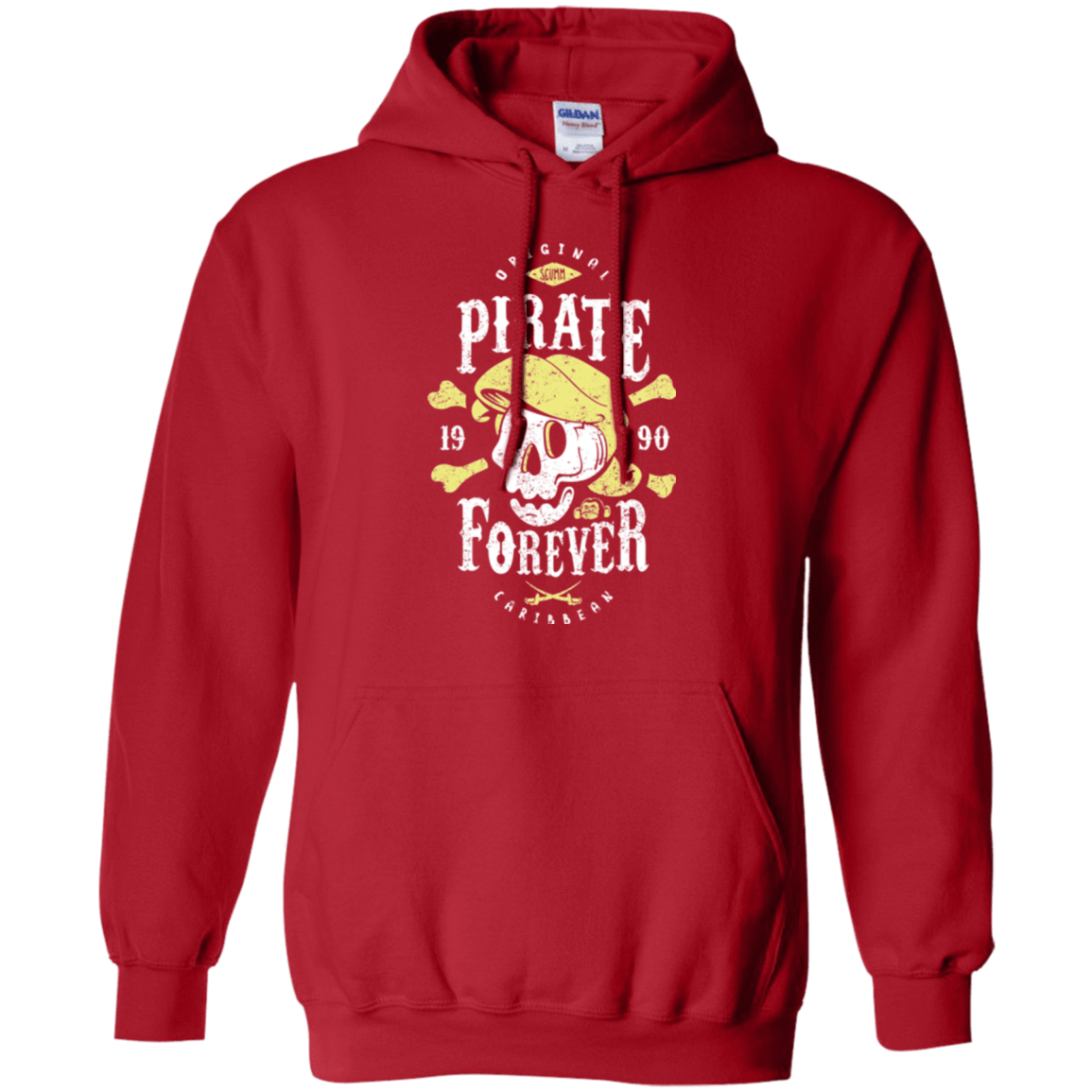 Sweatshirts Red / Small Pirate Forever Pullover Hoodie